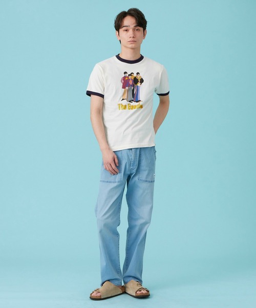 Lee(リー)の「Wrangler/ラングラー WRINGER T-SHIRTS【BEATLES】(Tシャツ/カットソー・メンズ・ブラック/ネイビー/ワイン・MEDIUM/LARGE/X-LARGE/SMALL)」の8枚目の写真