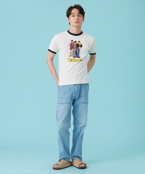 Lee(リー)の「Wrangler/ラングラー WRINGER T-SHIRTS【BEATLES】(Tシャツ/カットソー・メンズ・ブラック/ネイビー/ワイン・MEDIUM/LARGE/X-LARGE/SMALL)」の9枚目の写真