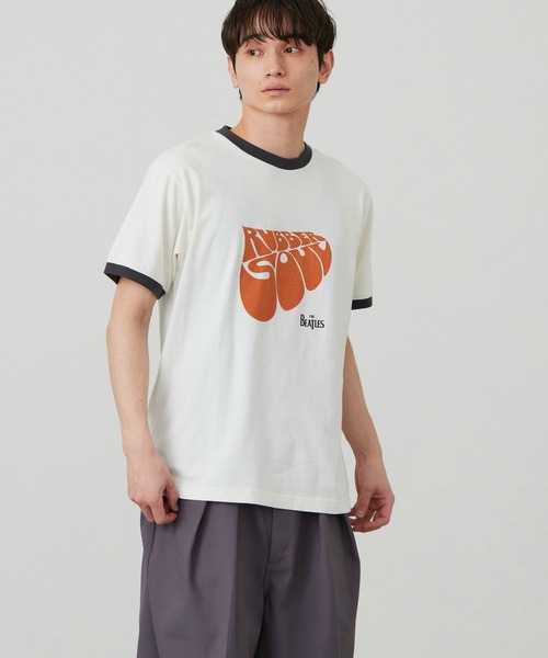 Lee(リー)の「Wrangler/ラングラー WRINGER T-SHIRTS【BEATLES】(Tシャツ/カットソー・メンズ・ブラック/ネイビー/ワイン・MEDIUM/LARGE/X-LARGE/SMALL)」の10枚目の写真