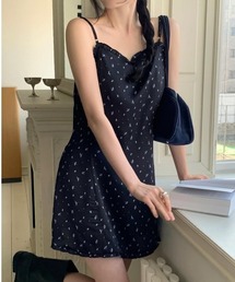 小花柄ティアードキャミチュニック