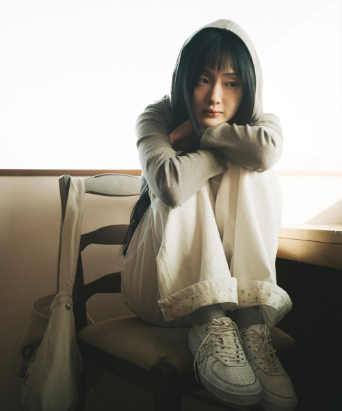 OHESHIO(オヘシオ)の「VINTAGE COTTON LOGO MAIL BAG, CREAM(メッセンジャーバッグ・レディース・その他・FREE)」の4枚目の写真