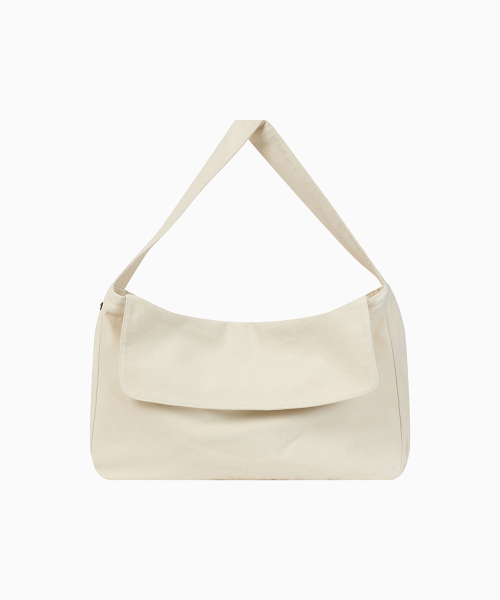 OHESHIO(オヘシオ)の「VINTAGE COTTON LOGO MAIL BAG, CREAM(メッセンジャーバッグ・レディース・その他・FREE)」の9枚目の写真