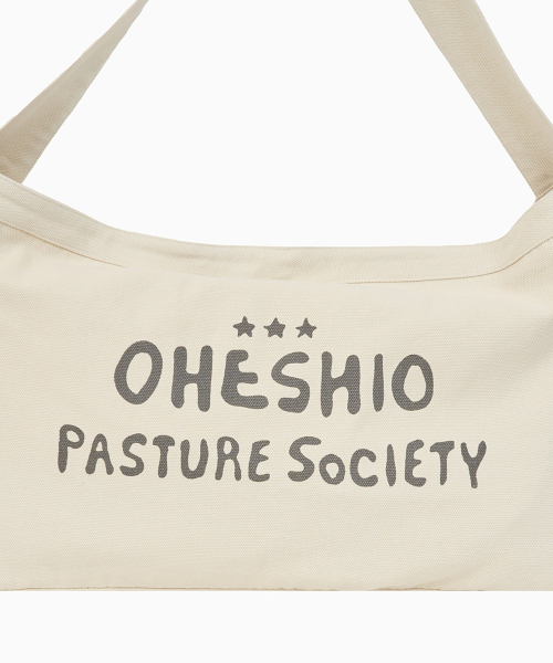 OHESHIO(オヘシオ)の「VINTAGE COTTON LOGO MAIL BAG, CREAM(メッセンジャーバッグ・レディース・その他・FREE)」の11枚目の写真