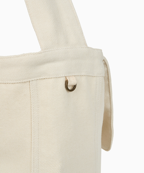 OHESHIO(オヘシオ)の「VINTAGE COTTON LOGO MAIL BAG, CREAM(メッセンジャーバッグ・レディース・その他・FREE)」の12枚目の写真