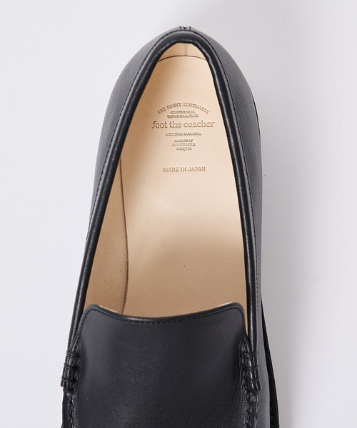 foot the coacher（フットザコーチャー）の「【foot the coacher / フットザコーチャー】FAT LOAFER（ローファー・メンズ・ブラック・7/8/9）」の13枚目の写真