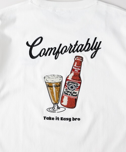 Right-on(ライトオン)の「Other(ソノタ)グラフィック刺繍Tシャツ(Tシャツ/カットソー・メンズ・ブラック系/ホワイト系1/ダークブラウン系・03/04/05/06)」の13枚目の写真