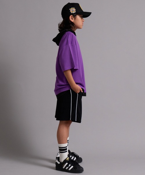 PAIRMANON STREET(ペアマノンストリート)の「【90-160cm】パイル パイピング ショートパンツ【PAIRMANON STREET】(その他パンツ・キッズ・ブラック/レッド/ブラウン/ライトグリーン・100/110/120/130/140/150/90/160)」の6枚目の写真