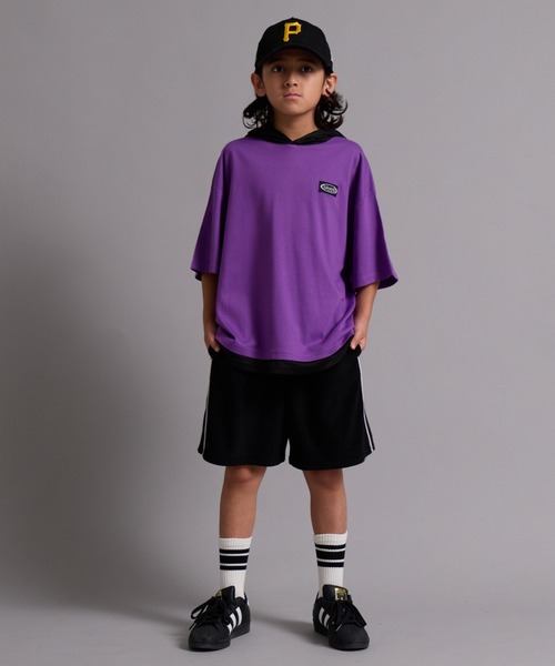 PAIRMANON STREET(ペアマノンストリート)の「【90-160cm】パイル パイピング ショートパンツ【PAIRMANON STREET】(その他パンツ・キッズ・ブラック/レッド/ブラウン/ライトグリーン・100/110/120/130/140/150/90/160)」の7枚目の写真