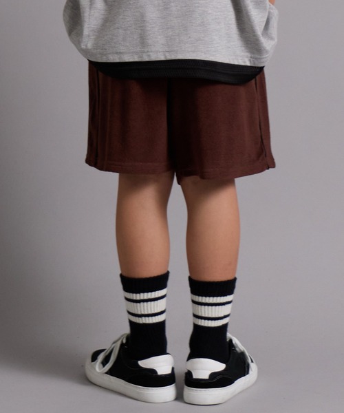 PAIRMANON STREET(ペアマノンストリート)の「【90-160cm】パイル パイピング ショートパンツ【PAIRMANON STREET】(その他パンツ・キッズ・ブラック/レッド/ブラウン/ライトグリーン・100/110/120/130/140/150/90/160)」の8枚目の写真