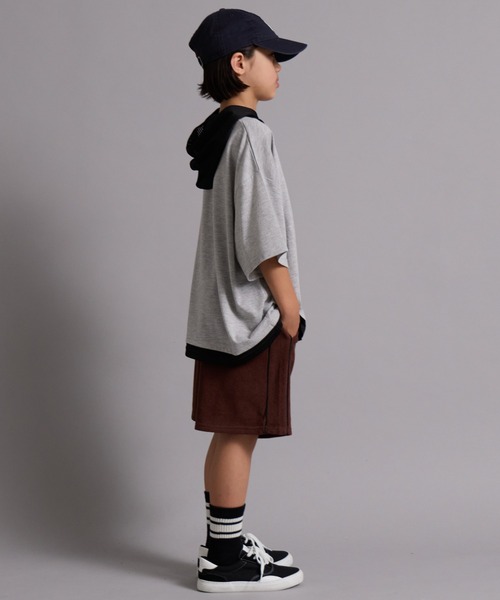 PAIRMANON STREET(ペアマノンストリート)の「【90-160cm】パイル パイピング ショートパンツ【PAIRMANON STREET】(その他パンツ・キッズ・ブラック/レッド/ブラウン/ライトグリーン・100/110/120/130/140/150/90/160)」の9枚目の写真