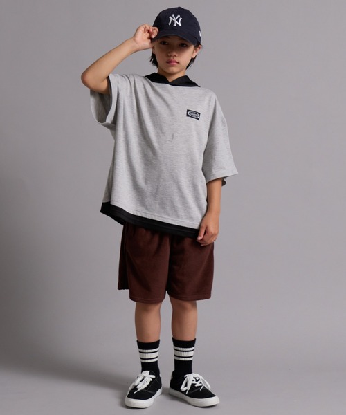 PAIRMANON STREET(ペアマノンストリート)の「【90-160cm】パイル パイピング ショートパンツ【PAIRMANON STREET】(その他パンツ・キッズ・ブラック/レッド/ブラウン/ライトグリーン・100/110/120/130/140/150/90/160)」の10枚目の写真