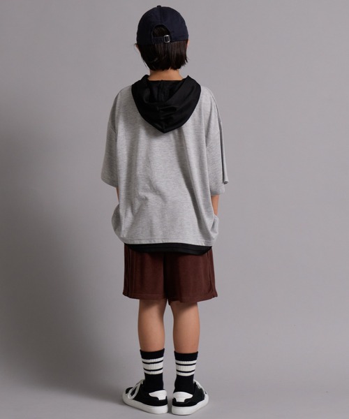PAIRMANON STREET(ペアマノンストリート)の「【90-160cm】パイル パイピング ショートパンツ【PAIRMANON STREET】(その他パンツ・キッズ・ブラック/レッド/ブラウン/ライトグリーン・100/110/120/130/140/150/90/160)」の11枚目の写真