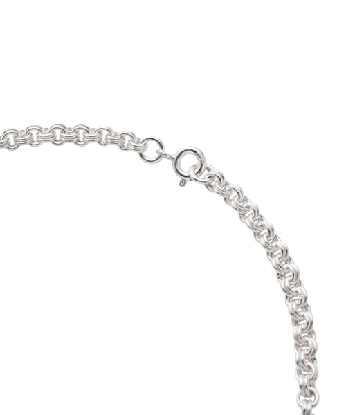 YArKA（ヤーカ）の「【YArKA/ヤーカ】narrow double ring structure necklace [SICA13-50] / 2重の小円ネックレス（ネックレス・メンズ・シルバー・FREE）」の4枚目の写真