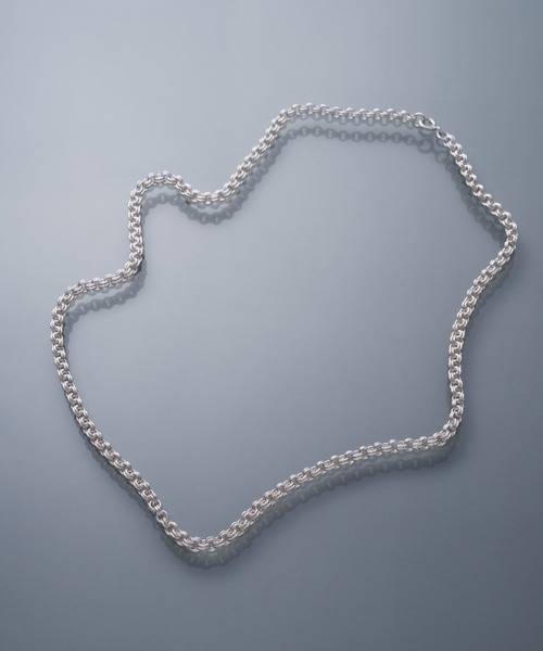 YArKA（ヤーカ）の「【YArKA/ヤーカ】narrow double ring structure necklace [SICA13-50] / 2重の小円ネックレス（ネックレス・メンズ・シルバー・FREE）」の5枚目の写真