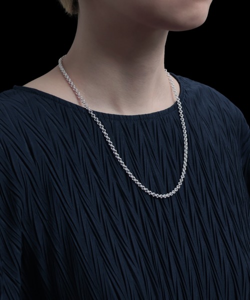 YArKA（ヤーカ）の「【YArKA/ヤーカ】narrow double ring structure necklace [SICA13-50] / 2重の小円ネックレス（ネックレス・メンズ・シルバー・FREE）」の9枚目の写真