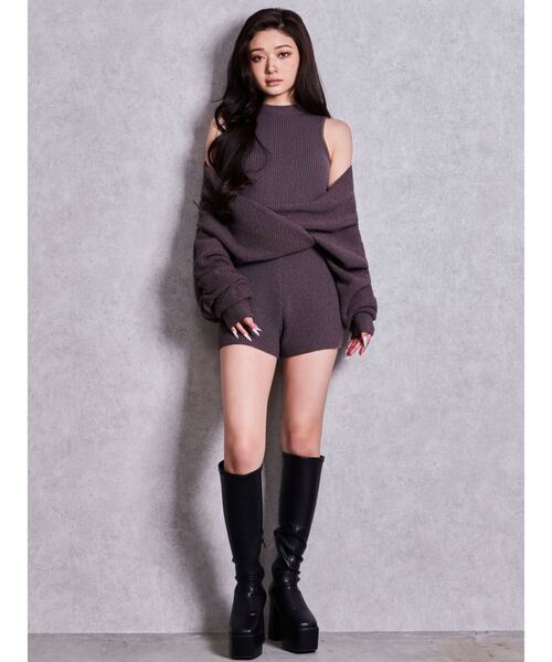 GYDA(ジェイダ)の「ストレッチチャンキーブーツ(ブーツ・レディース・ブラック・SMALL/MEDIUM/LARGE)」の9枚目の写真