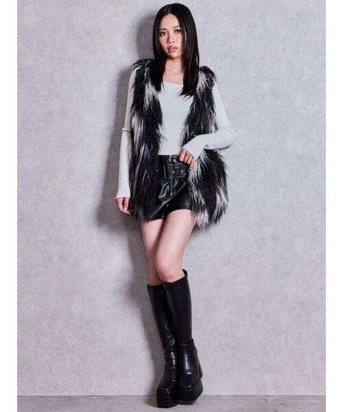 GYDA(ジェイダ)の「ストレッチチャンキーブーツ(ブーツ・レディース・ブラック・SMALL/MEDIUM/LARGE)」の11枚目の写真