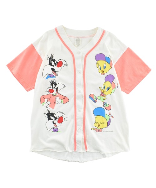 【USED】90’s Looney Tunes ベースボール/キャラクター ゲームTシャツ