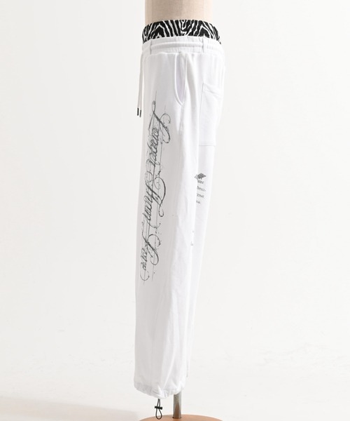 FUGA(フーガ)の「『FUGA/フーガ』ゼブラ柄Wウエストバレルレッグスウェットパンツ(スウェットパンツ・メンズ・ホワイト/ブラック・L/M)」の17枚目の写真