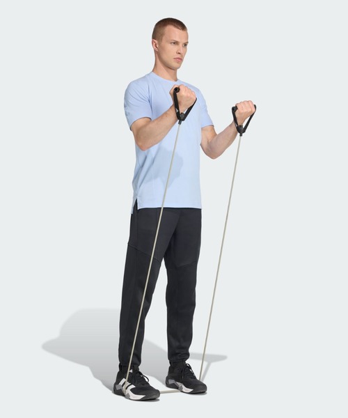 adidas(アディダス)の「Les Mills グラフィック 半袖Tシャツ / アディダス adidas(Tシャツ/カットソー・メンズ・ブルー・X-SMALL/3XL/XX-SMALL/MEDIUM/LARGE/X-LARGE/SMALL/XX-LARGE)」の3枚目の写真