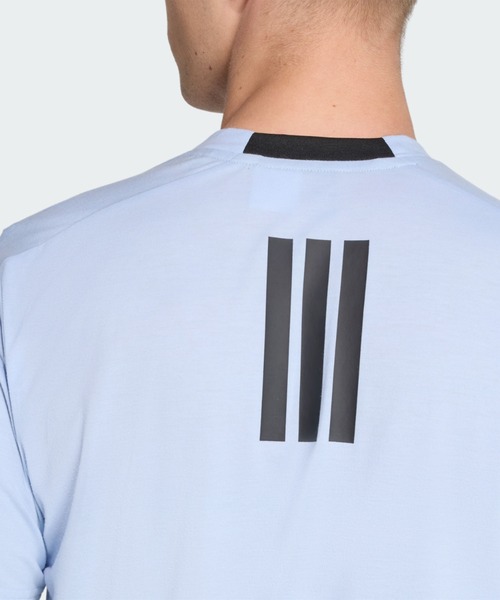 adidas(アディダス)の「Les Mills グラフィック 半袖Tシャツ / アディダス adidas(Tシャツ/カットソー・メンズ・ブルー・X-SMALL/3XL/XX-SMALL/MEDIUM/LARGE/X-LARGE/SMALL/XX-LARGE)」の6枚目の写真