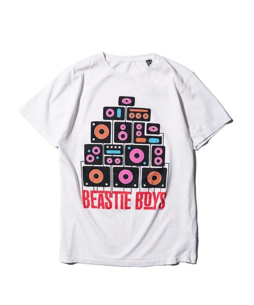 THRIFTY LOOK(スリフティールック)の「THRIFTY LOOK / THRIFTY "BEASTIE BOYS" TEE(Tシャツ/カットソー・メンズ・ホワイト/ホワイト系その他2/ブラック・LARGE/X-LARGE/MEDIUM)」の1枚目の写真
