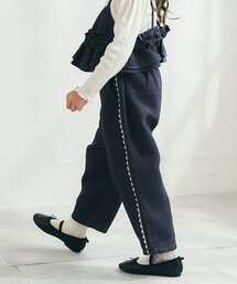 apres les cours | ワッフルロングバレルパンツ_セットアップ可(その他パンツ)