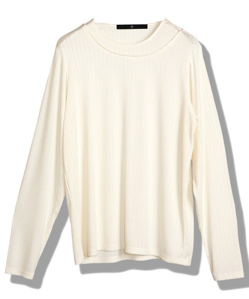 NO ID.(ノーアイディ)の「mlt5806-イレギュラーネックPO プルオーバー(859006-551T)(Tシャツ/カットソー・メンズ・グレー/ブラック/ホワイト・2/1)」の10枚目の写真