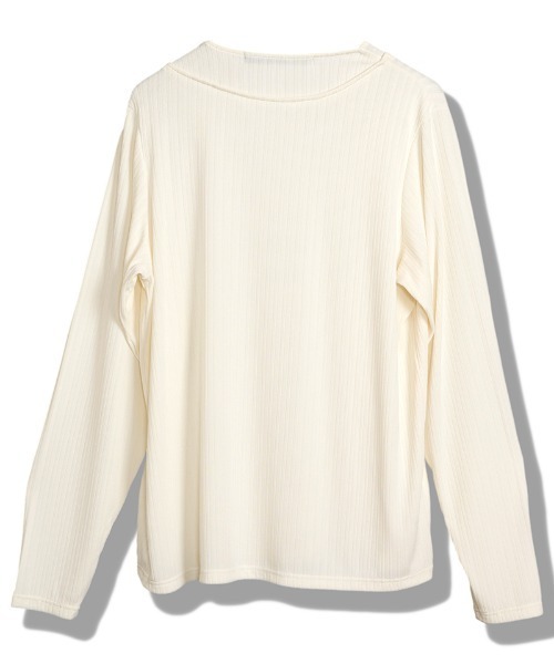NO ID.(ノーアイディ)の「mlt5806-イレギュラーネックPO プルオーバー(859006-551T)(Tシャツ/カットソー・メンズ・グレー/ブラック/ホワイト・2/1)」の11枚目の写真