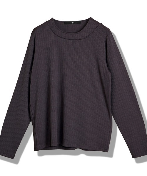 NO ID.(ノーアイディ)の「mlt5806-イレギュラーネックPO プルオーバー(859006-551T)(Tシャツ/カットソー・メンズ・グレー/ブラック/ホワイト・2/1)」の12枚目の写真