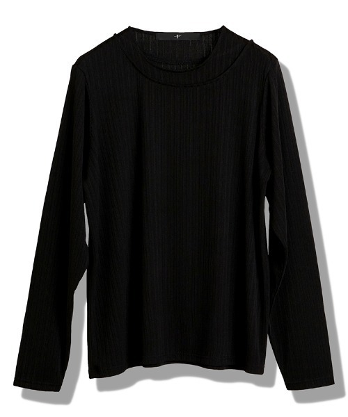 NO ID.(ノーアイディ)の「mlt5806-イレギュラーネックPO プルオーバー(859006-551T)(Tシャツ/カットソー・メンズ・グレー/ブラック/ホワイト・2/1)」の14枚目の写真