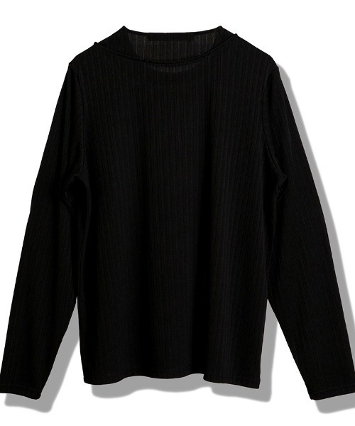 NO ID.(ノーアイディ)の「mlt5806-イレギュラーネックPO プルオーバー(859006-551T)(Tシャツ/カットソー・メンズ・グレー/ブラック/ホワイト・2/1)」の15枚目の写真