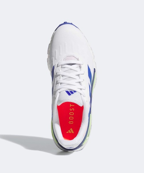 adidas(アディダス)の「コードカオス 27 スパイクレス ゴルフ / CODECHAOS 27 SPIKELESS GOLF【adidas Golf/アディダスゴルフ】(スニーカー・レディース・ホワイト×ブルー・25.0cm/26.0cm/22.0cm/22.5cm/23.5cm/24.5cm/25.5cm/23.0cm/24.0cm)」の2枚目の写真