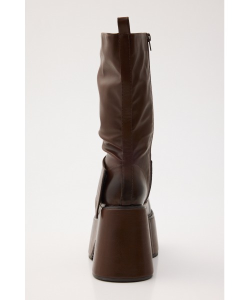 SLY(スライ)の「THICK BELT PLATFORM BOOTS シックベルトプラットフォームブーツ 秋服 冬服(ブーツ・レディース・ブラック/ブラウン・LARGE/MEDIUM/SMALL)」の13枚目の写真