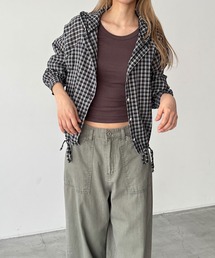セール】DENIM LIKE PRINT SHIRT（シャツ/ブラウス）｜Ameri（アメリ