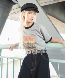 INDIAN（インディアン）の「WEGO/IndianグラフィックネップT（Tシャツ/カットソー）」