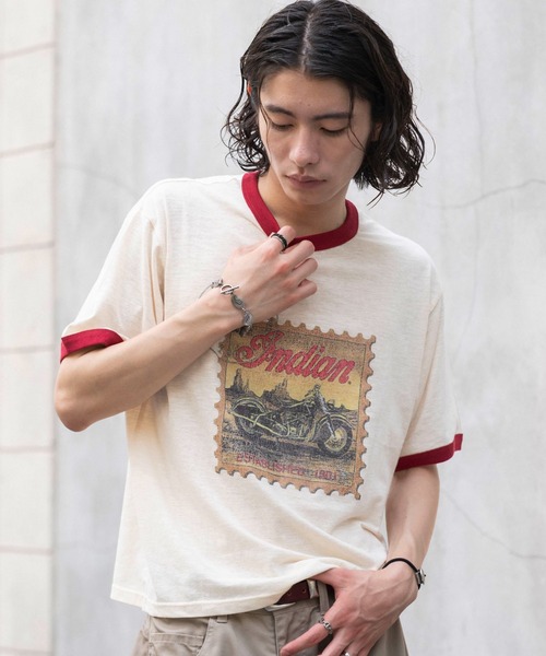 INDIAN｜インディアンのTシャツ/カットソー（ホワイト/白色系）通販