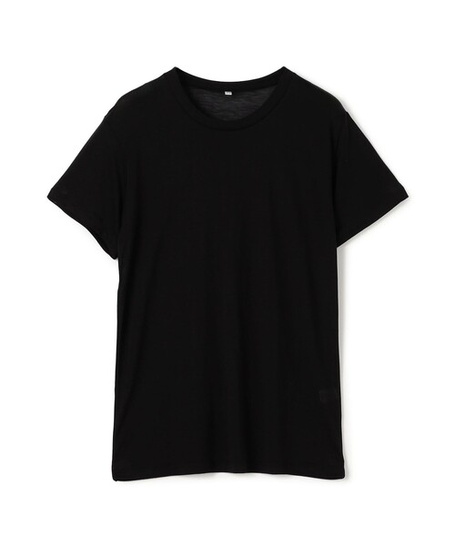 BASERANGE(ベースレンジ)の「BASERANGE バンブー クルーネックプルオーバー(Tシャツ/カットソー・レディース・ブラウン/ブラック・S)」の2枚目の写真