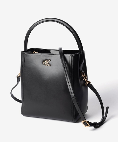 Calvin Klein(カルバン・クライン)の「Calvin Klein カルバンクライン CK BUCKET WITH STRAP バケット ショルダーバッグ(ショルダーバッグ・レディース・ブラック・FREE)」の10枚目の写真