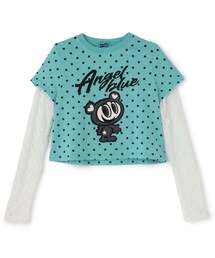 TOYウェア（トイウェア）の「【エンジェルブルー】ナカムラくんレイヤードＴシャツ（Tシャツ/カットソー）」