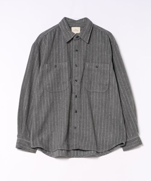 CORISCO(コリスコ)の「ネルオンブレシャツ(M1)(シャツ/ブラウス・メンズ・ブラック系1/グレー系1/グレー系2/ベージュ系1/ネイビー系1・MEDIUM/LARGE/X-LARGE)」の11枚目の写真