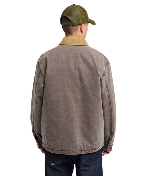 Quiksilver(クイックシルバー)の「QUIKSILVER メンズ SHAPER PAD JKT LINED ジャケット 【2026年秋冬モデル】/クイックシルバーワークブルゾン(ブルゾン・メンズ・ベージュ/ブルー・X-LARGE/LARGE/MEDIUM)」の12枚目の写真