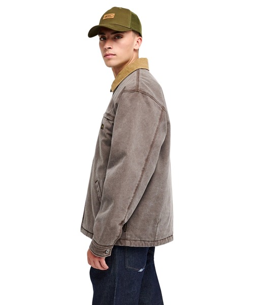 Quiksilver(クイックシルバー)の「QUIKSILVER メンズ SHAPER PAD JKT LINED ジャケット 【2026年秋冬モデル】/クイックシルバーワークブルゾン(ブルゾン・メンズ・ベージュ/ブルー・X-LARGE/LARGE/MEDIUM)」の13枚目の写真
