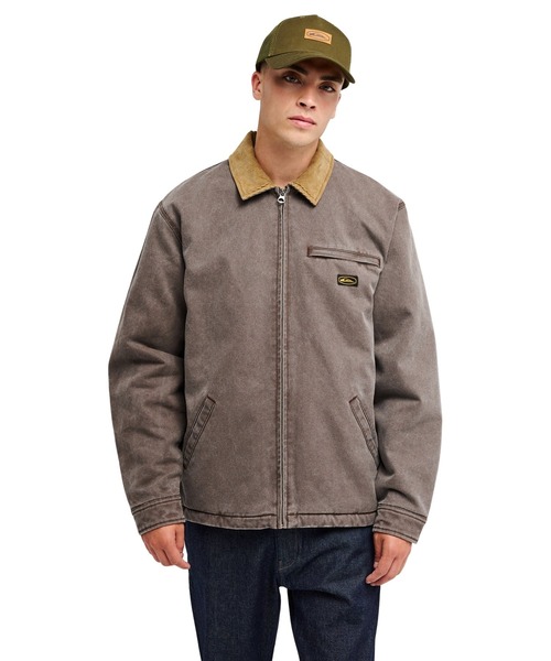Quiksilver(クイックシルバー)の「QUIKSILVER メンズ SHAPER PAD JKT LINED ジャケット 【2026年秋冬モデル】/クイックシルバーワークブルゾン(ブルゾン・メンズ・ベージュ/ブルー・X-LARGE/LARGE/MEDIUM)」の14枚目の写真