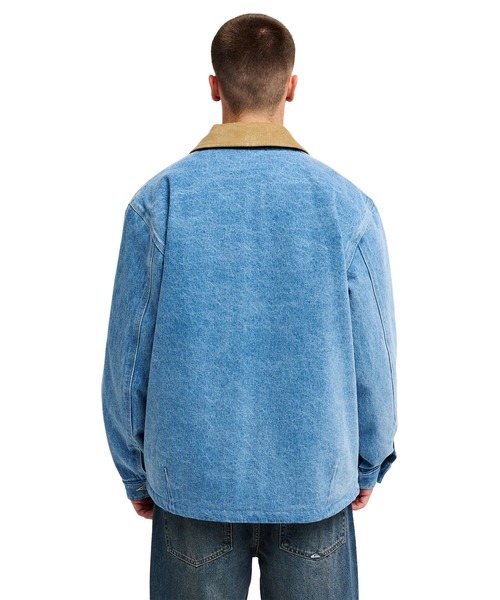 Quiksilver(クイックシルバー)の「QUIKSILVER メンズ SHAPER PAD JKT LINED ジャケット 【2026年秋冬モデル】/クイックシルバーワークブルゾン(ブルゾン・メンズ・ベージュ/ブルー・X-LARGE/LARGE/MEDIUM)」の7枚目の写真