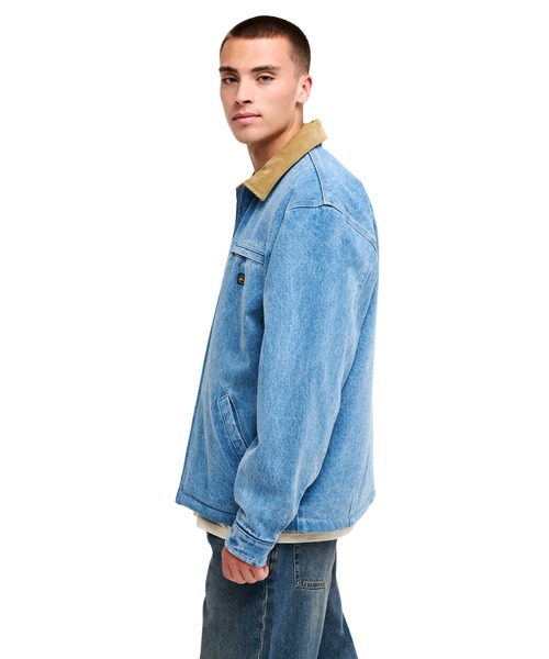 Quiksilver(クイックシルバー)の「QUIKSILVER メンズ SHAPER PAD JKT LINED ジャケット 【2026年秋冬モデル】/クイックシルバーワークブルゾン(ブルゾン・メンズ・ベージュ/ブルー・X-LARGE/LARGE/MEDIUM)」の8枚目の写真