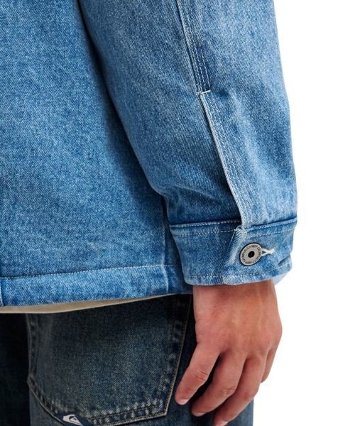 Quiksilver(クイックシルバー)の「QUIKSILVER メンズ SHAPER PAD JKT LINED ジャケット 【2026年秋冬モデル】/クイックシルバーワークブルゾン(ブルゾン・メンズ・ベージュ/ブルー・X-LARGE/LARGE/MEDIUM)」の10枚目の写真