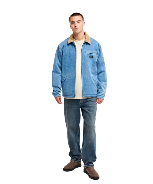 Quiksilver(クイックシルバー)の「QUIKSILVER メンズ SHAPER PAD JKT LINED ジャケット 【2026年秋冬モデル】/クイックシルバーワークブルゾン(ブルゾン・メンズ・ベージュ/ブルー・X-LARGE/LARGE/MEDIUM)」の11枚目の写真