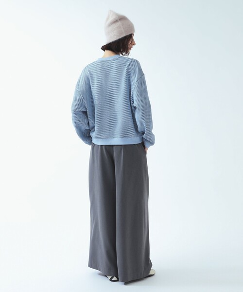 Ray BEAMS（レイビームス）の「【別注】Lee × Ray BEAMS / ニット ジャカード カーディガン（ニット/セーター・レディース・グレー/ホワイト/ピンク・ONE SIZE）」の6枚目の写真
