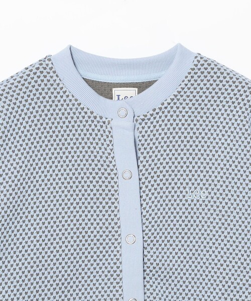 Ray BEAMS（レイビームス）の「【別注】Lee × Ray BEAMS / ニット ジャカード カーディガン（ニット/セーター・レディース・グレー/ホワイト/ピンク・ONE SIZE）」の9枚目の写真